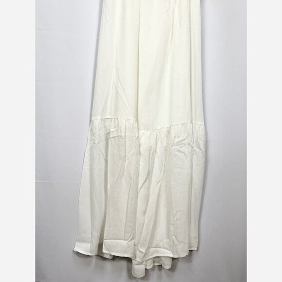 Island Vacay White Flutter Sleeve Midi Dress - Picture 8 of 10
